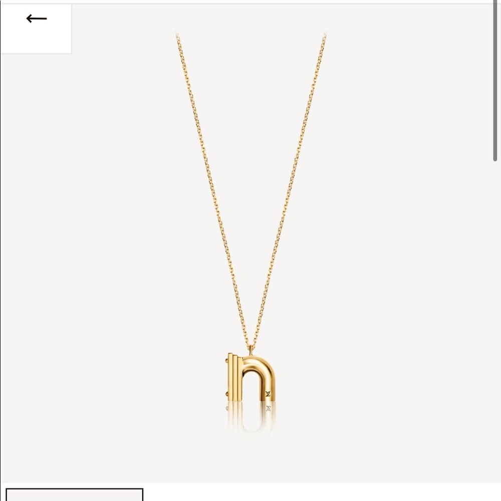 Louis Vuitton LV & Me Necklace, Letter N